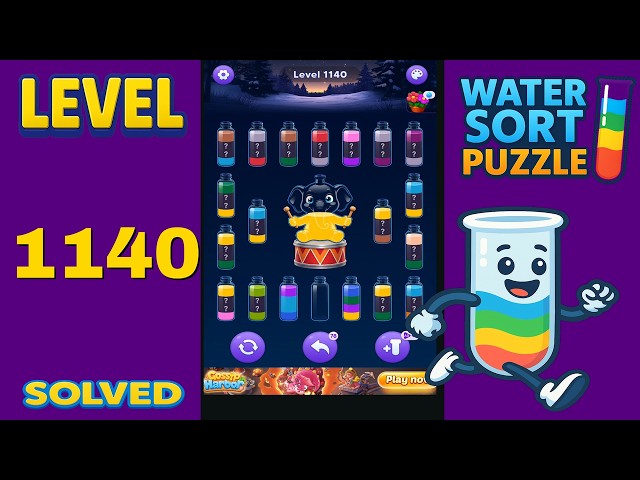 Water Sort – Level 1140 | Walkthrough Solution