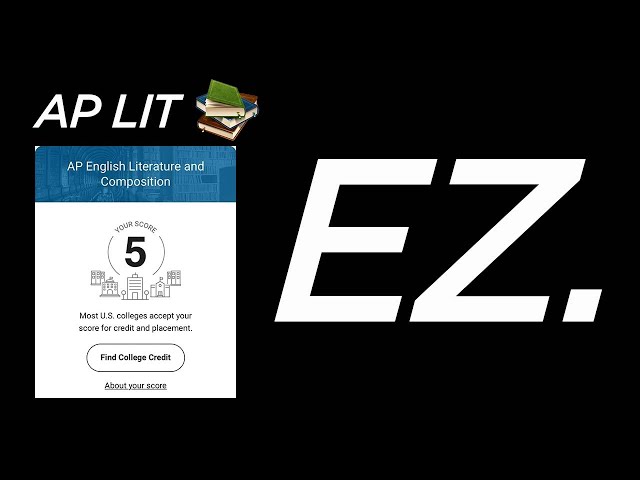 how to get a 5 in AP LIT (1000% GUARANTEED)