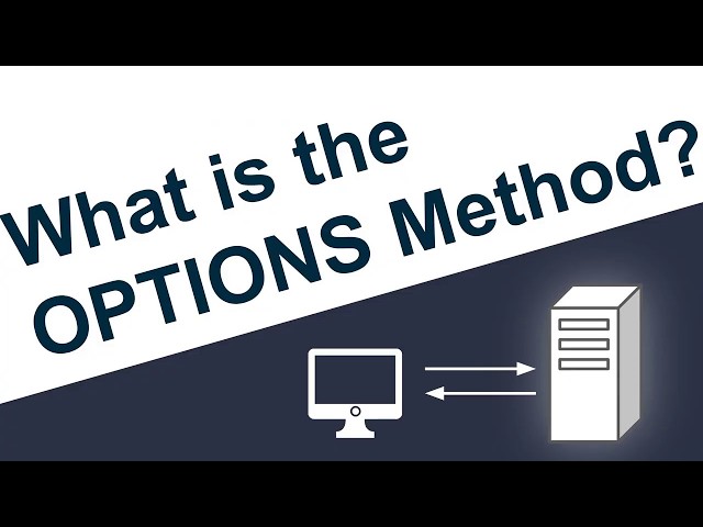 What is the Options Method? | HTTP and REST API Interview Q&A | Under 60 Seconds