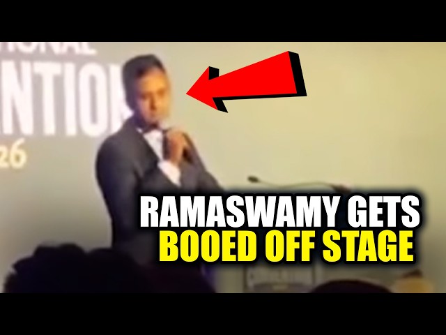 Conservative Crowd HUMILIATES Vivek Ramaswamy, Boos Him Off Stage
