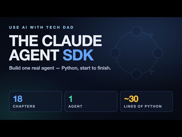 The Claude Agent SDK: One Agent, Every Feature (Python)