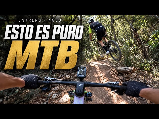 This is what a REAL 4.5-hour MTB workout looks like 🔥 | Technique + nutrition