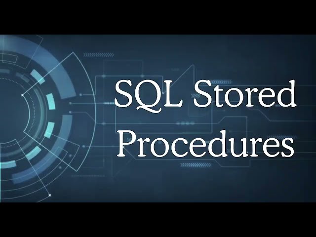 SQL — Stored Procedures