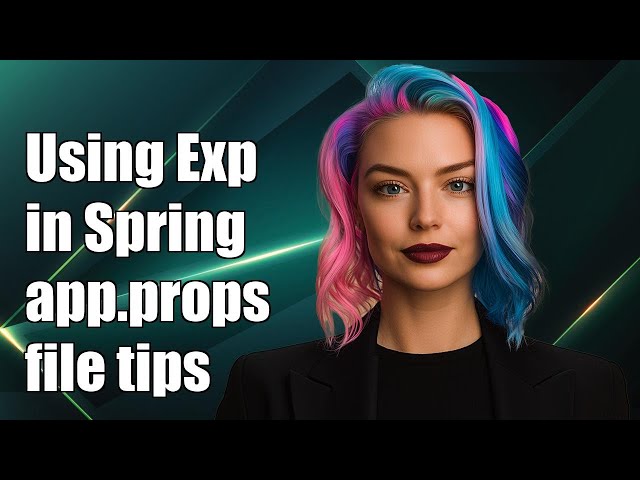 Using Expressions in Spring application.properties file