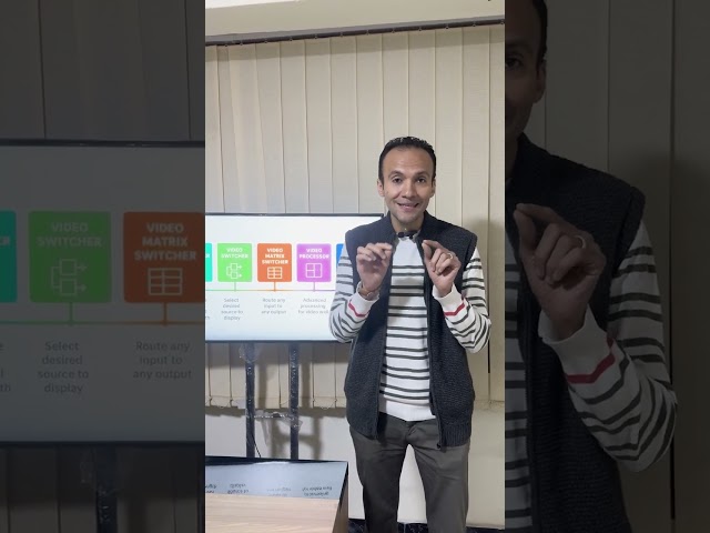 شرح Audio Visual connectivity #audiovisual #crestron