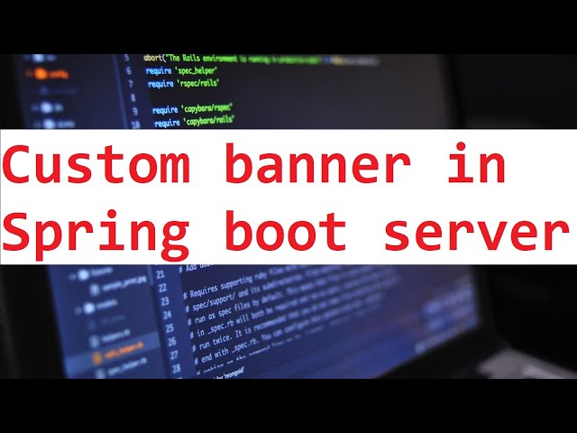 Setting custom banner on spring application startup