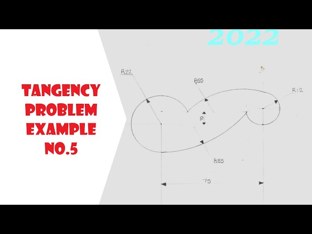 TANGENCY PROBLEM EXAMPLE NUMBER FIVE (5) - 2022