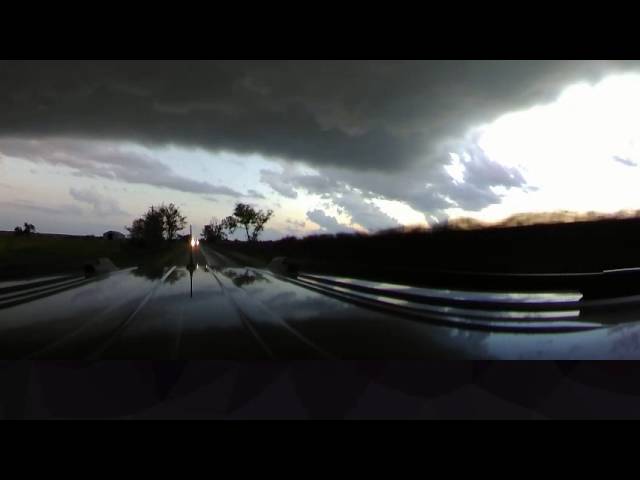 Mothership supercell in 360 degrees southwest of Oklahoma City, October 4, 2016