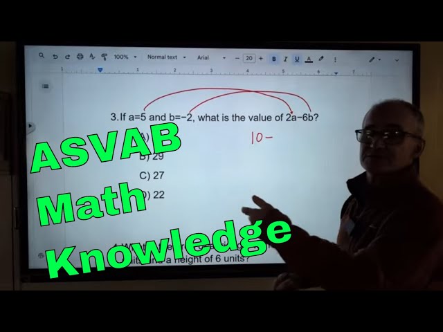 10 Easy ASVAB Math Knowledge Sample Problems # ASVAB #maths