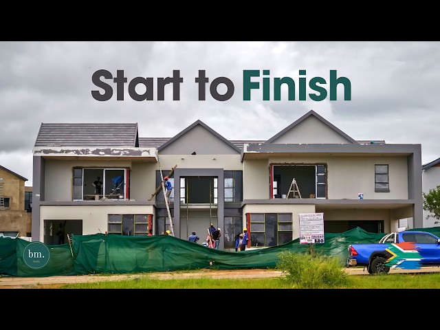 Step by Step Construction of A Luxury Minimalist Mansion in South Africa