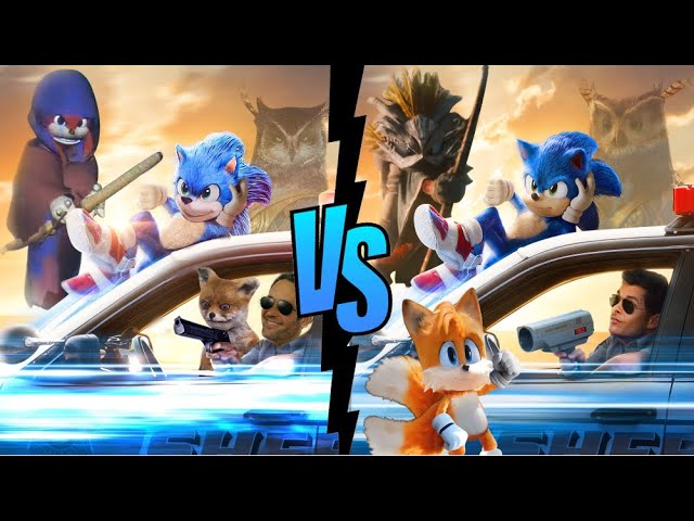 Sonic Movie Old Desgins VS New Desgins