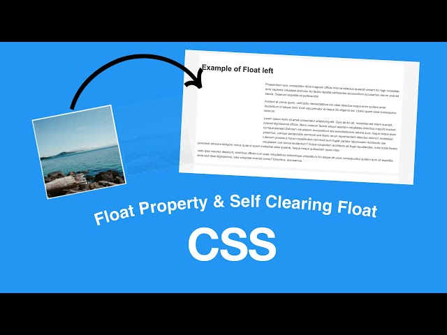 CSS Float Property & Self Clearing Float | A Complete Guide for Beginners