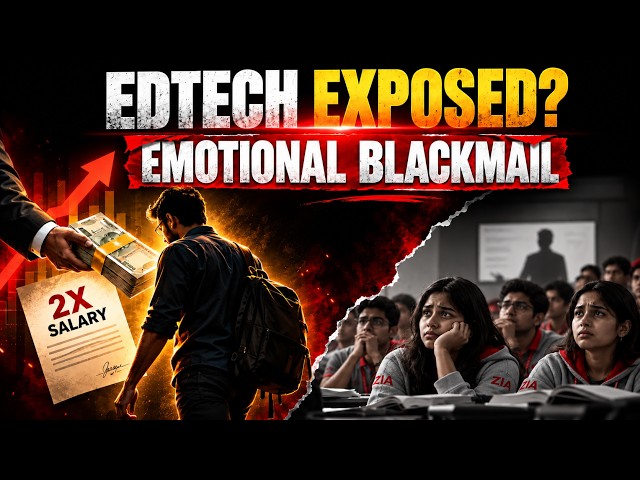 EDTECH EXPOSED: Emotional Blackmail & the Truth About the EdTech Industry | JEE/NEET