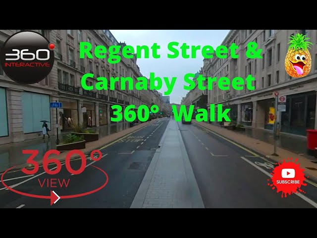 360° VR In 5.7K Regent Street &  Carnaby Street London First Saturday after "Freedom Day" #VR #VR360