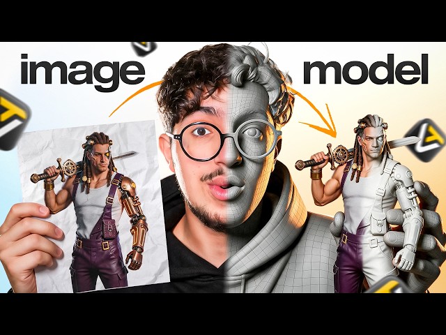 Stop Modeling 3D Assets Manually | TRIPO AI H3.1 Review