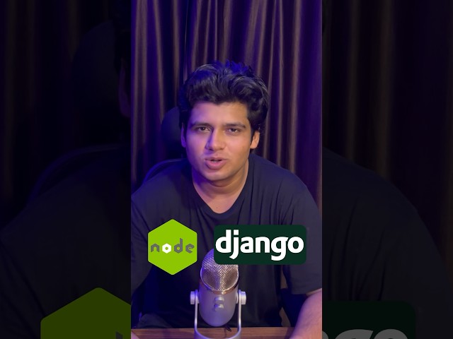 Which one to choose Node Js or Django ? #nodejs #django #developer #engineering #webdevelopment