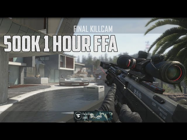 FaZe Rain : 500K !  - 1 HOUR FFA TrickShotting Live Commentary!