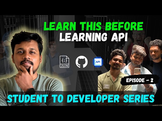 Basics before learning API | JSON | GitHub | episode 2