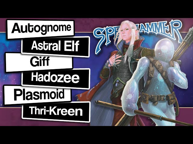 EVERY Race in Spelljammer! Astral Elf, Autognome, Giff, Hadozee, Plasmoid & Thri-kreen Breakdown
