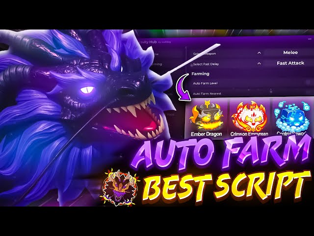 BEST Blox Fruits Script 🐉 | Auto Farm, Auto Sea, Instant Level, ESP (NO KEY)