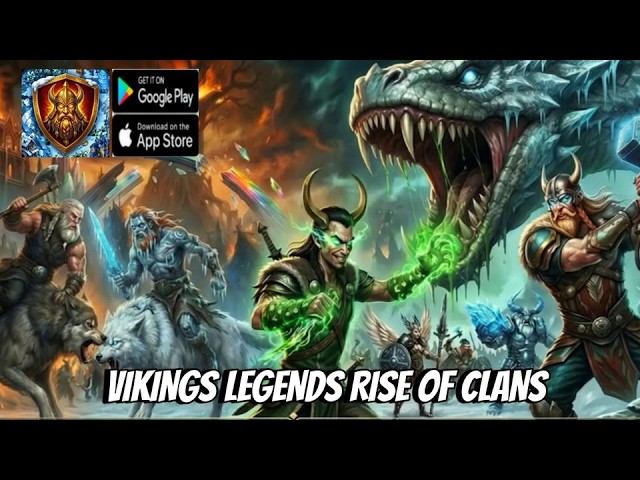 Vikings Legends - Rise of Clans Gameplay (Oficial)  - Android!