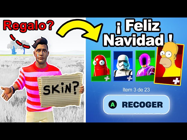Pidiendo Que Me Regalen por NAVIDAD Fortnite