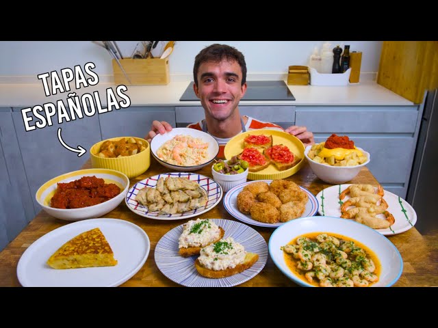 I make 12 classic Spanish tapas