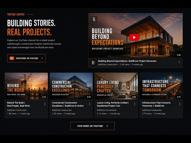 🚧 Modern Construction Website Design | Premium Bootstrap 5 Construction Template