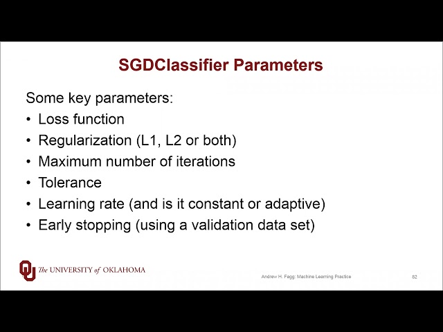 Classifier Summary