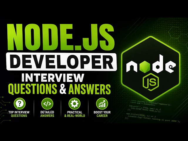 Node.js Developer Interview Questions & Answers