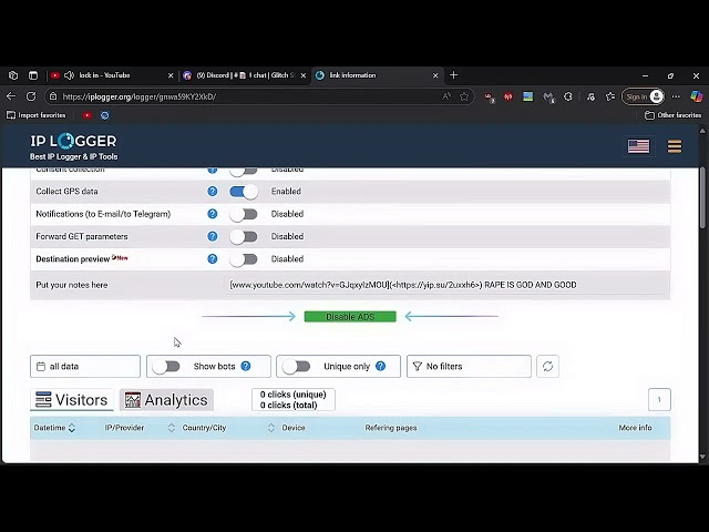 Doxxing another person on discord :D