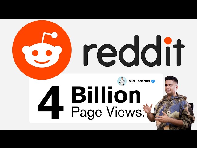 How REDDIT Serves 4 BILLION Page Views a Month