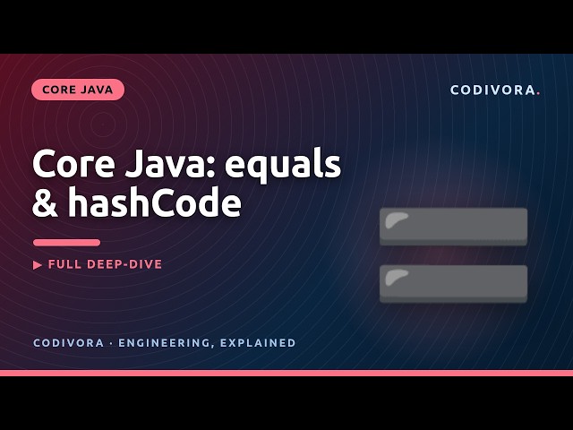 Java equals & hashCode — The Contract That Breaks HashMaps