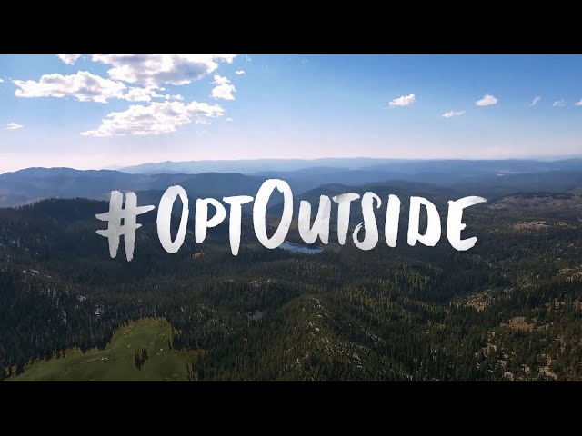 #OptOutside with REI