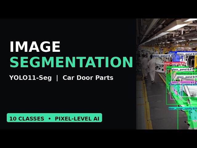 Image Segmentation Explained: Annotating & Training YOLO11-Seg on Car Doors