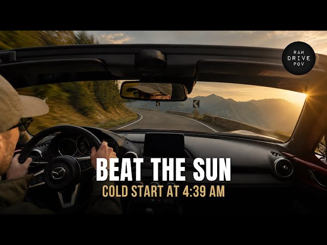 Mazda Miata MX-5 POV | This Is Why We Wake Up Early | Italian Alps