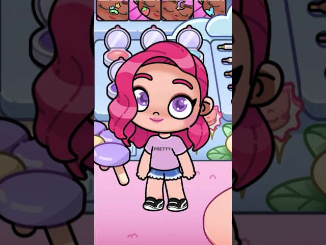 🎀✨ This is how you create the Pink Moon Avatar in Avatar World! 💗🌙 Kawaii look step by step