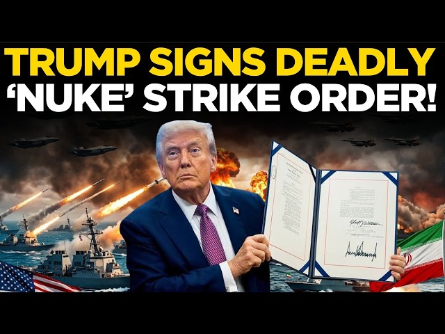 BREAKING NEWS LIVE: 'TRUMP SIGNS NUKE STRIKE ORDER!' | Trump Speech LIVE | IRAN-US War | US News