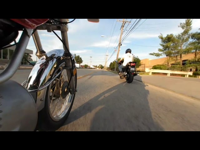 W2000 Rotary Wankel Hercules Motorcycle 5 minute Drive VR180 3D