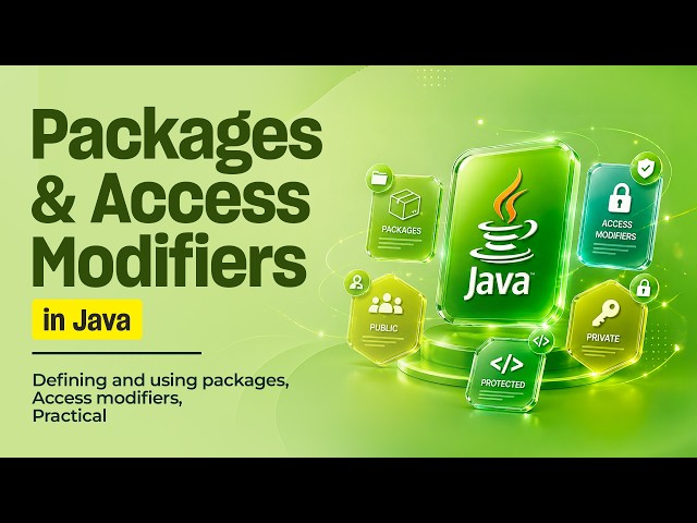 Java Packages & Access Modifiers Explained | Public, Private, Protected | Java Tutorial in Bengali