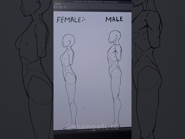 How to draw body side view Tutorial ✏️ #tutorials #howtodraw #sketch #head #drawing #fyppppp #fypシ