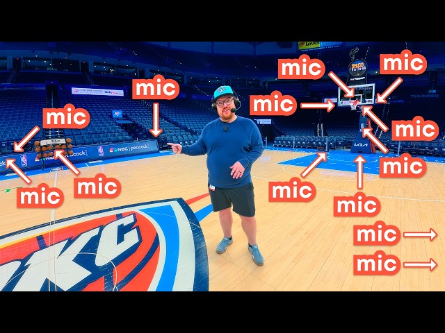 Where the NBA hides its mics