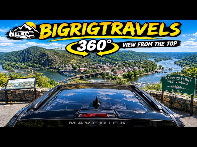 Harpers Ferry, West Virginia | 360° Scenic Driving Tour