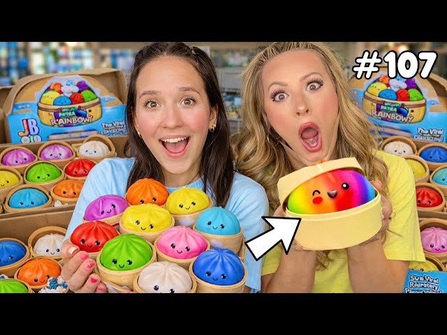 OPENING VIRAL DUMPLINGS UNTIL WE GET A RARE ONE + GIVEAWAY! @RMSToys_USA 🤭🌈🤞🏼 #viral #satisfying 