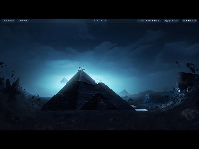 HyDE Linux Rice | Ancient Aliens 👽 | Futuristic Desktop Setup