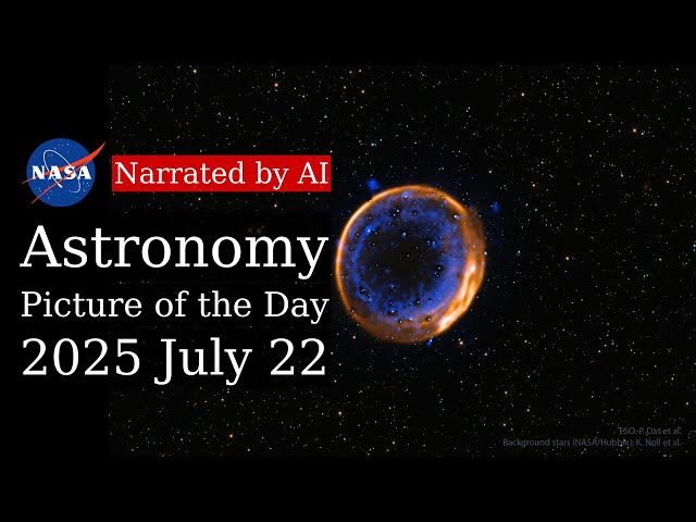 APOD: 2025-07-22 - A Double Detonation Supernova (Narrated by Amy)