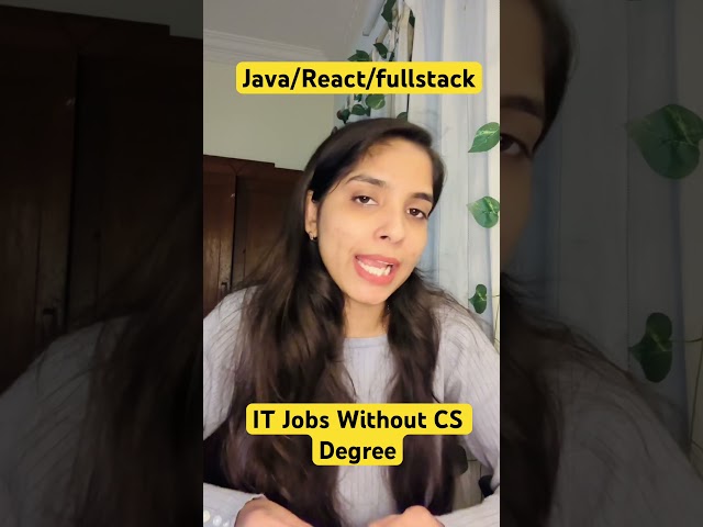 IT Jobs Without CS Degree #frontend #shorts #viral #frontendcourse