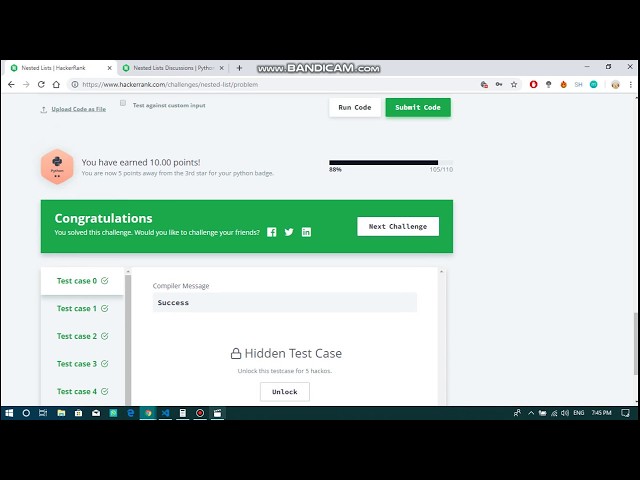 Python Nested Lists | HackerRank Solution | Find Students With Second Lowest Mark
