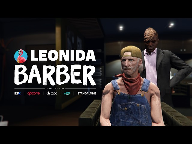 [SCRIPT FIVEM] - Barber Shop with modern interface NUI and cinematic animation | All Framework