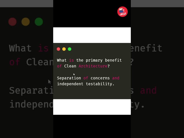 What is the primary benefit of Clean Architecture